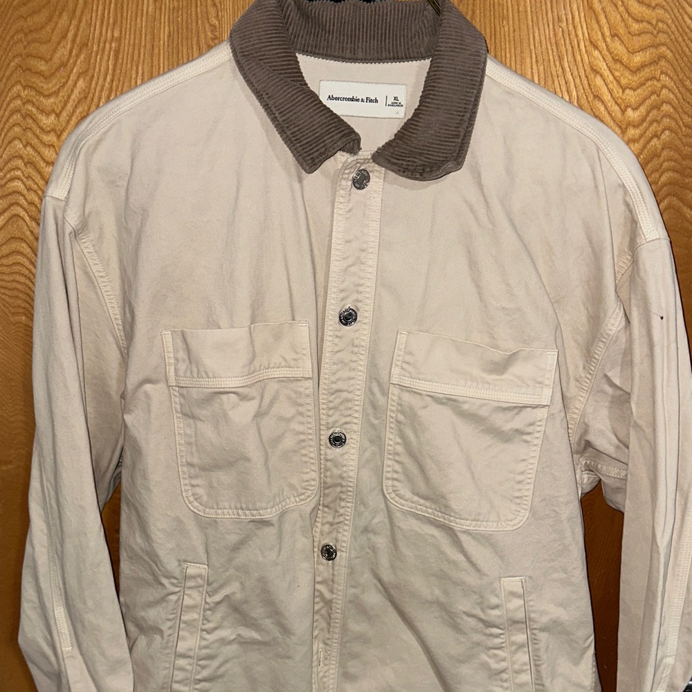 Abercrombie & Fitch Men's Tan Shirt Jacket